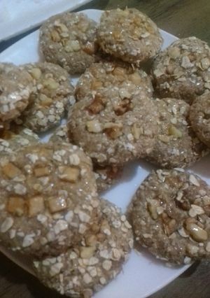 Una foto de Galletitas de manzana y avena