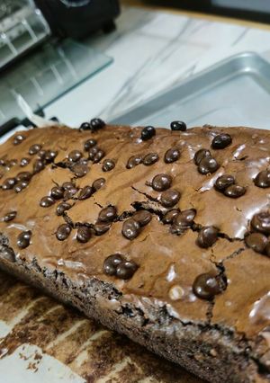 Foto resep Fudgy Brownies Shiny Crust
