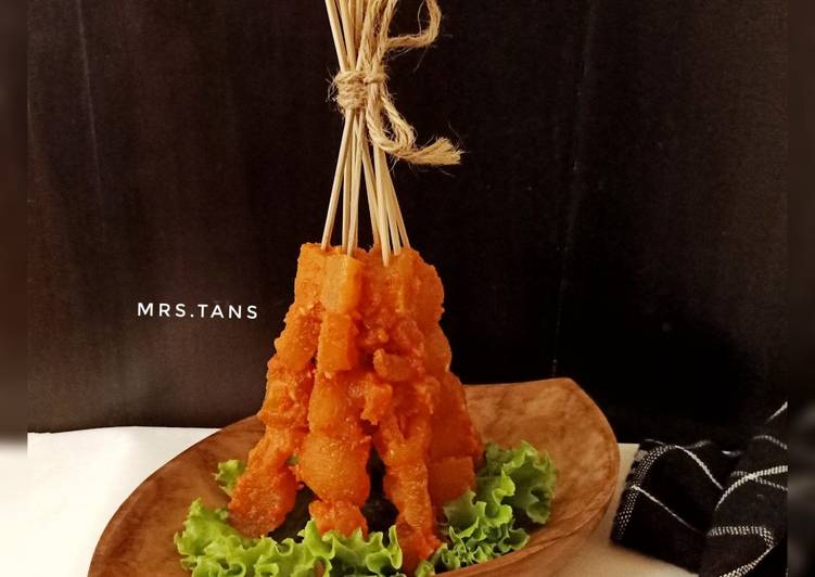 Recipe: Perfect Sate Kikil Pedas ala Angkringan