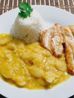 Una foto de Pallares con Filete de Pollo