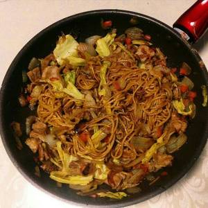 Pasta yakisoba 焼きそば, japanese recipe
