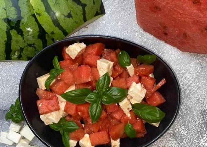 Wassermelonensalat mit Feta Rezept von Oregano &amp; Lemon - Cookpad