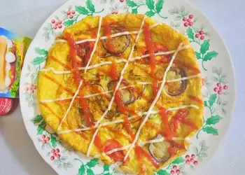 Resep Unik Omelet pizza Sedap