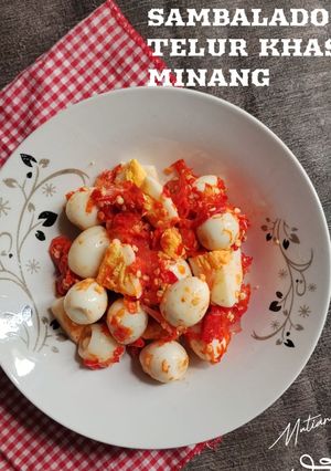 Foto resep Sambalado telur khas Minang