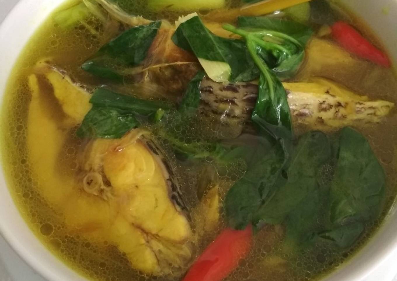 Soto ikan kemangi