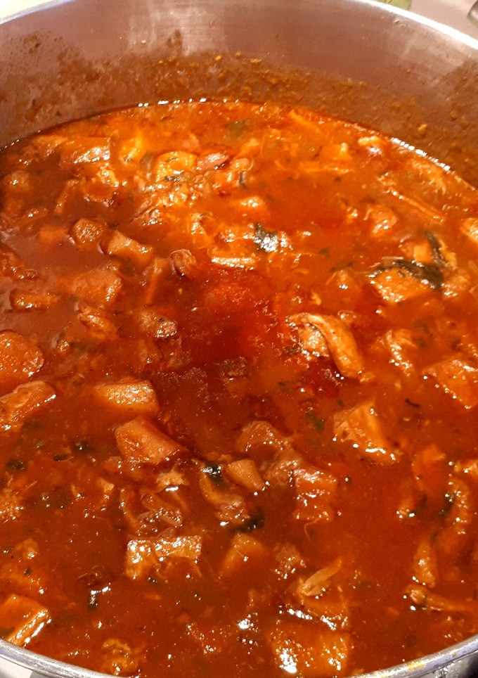 Una foto de Menudo casero