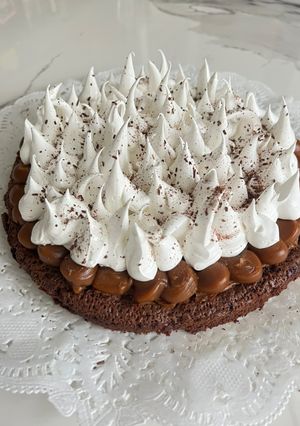 Una foto de Marquise de chocolate
