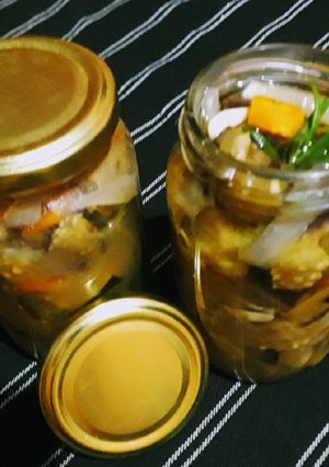 Una foto de Escabeche de berenjenas