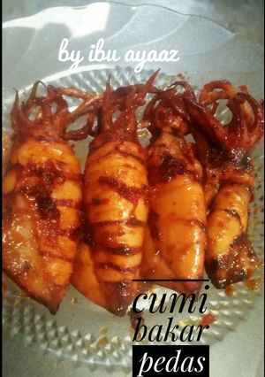 Foto resep Cumi Bakar Pedas