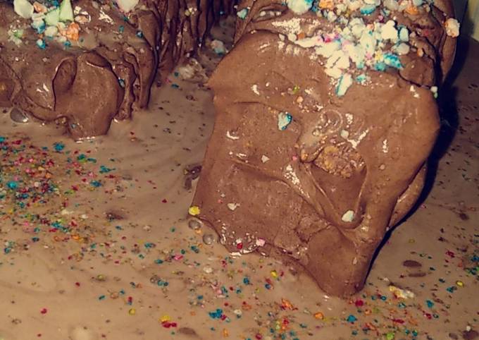 Recipe of Homemade Chocolate train Biscuit cake