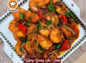 Gambar 👩‍🍳Udang Goreng Sos Tiram