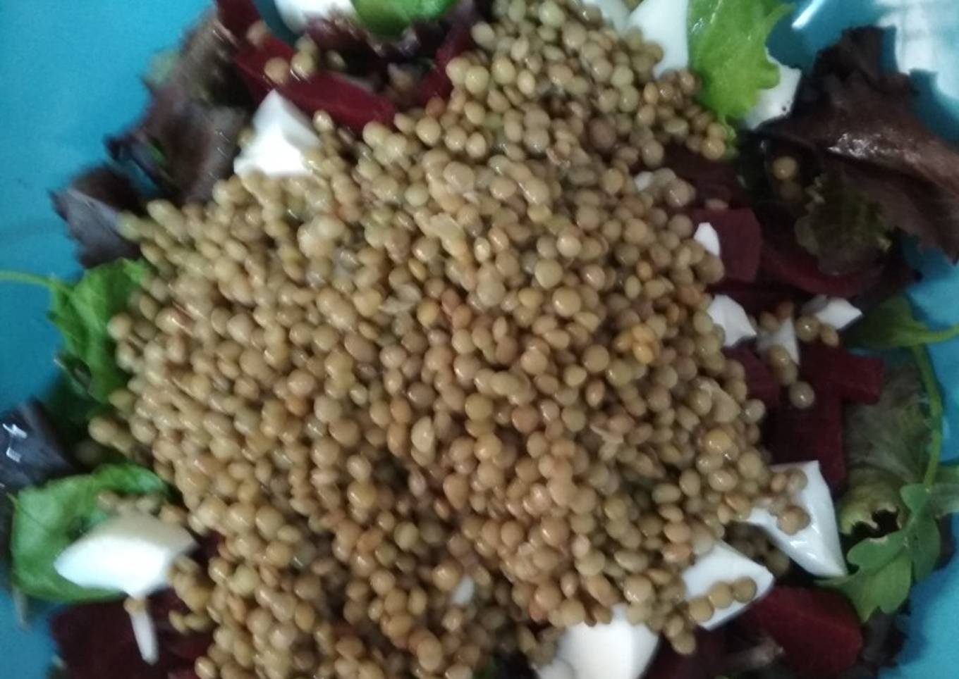 Ensalada de Lentejas y Remolacha
