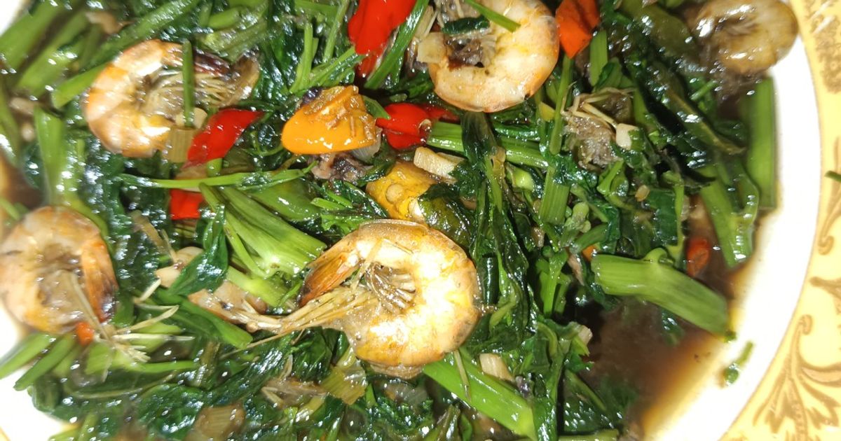 Kangkung with Shrimp🍤