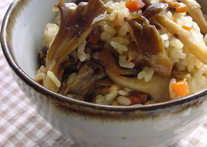 Simple Way to Prepare Quick Sweet &amp; Savory Mushroom Rice