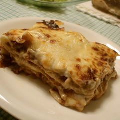 A picture of Lasagna for Christmas Dinner.