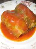 Cabbage Rolls Simmered in Tomato Sauce