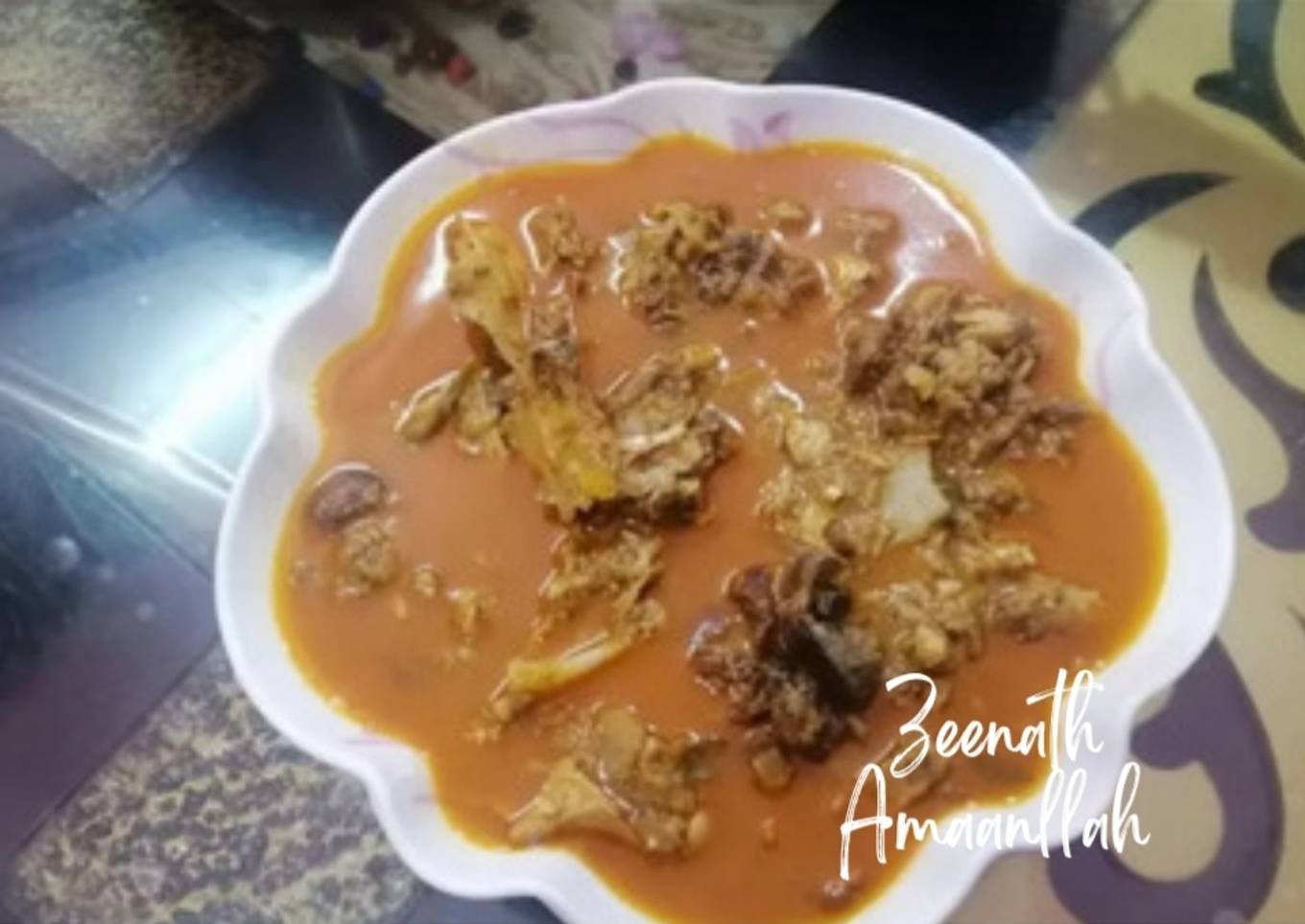 Hyderabadi Goat Head Curry
