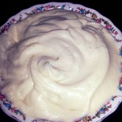A picture of H's Creamy Cauli-mash.