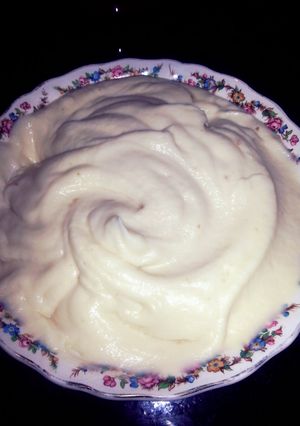 A picture of H's Creamy Cauli-mash.