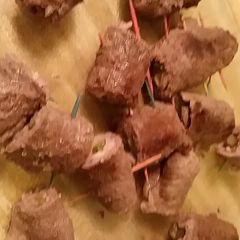 A picture of Dad's Rouladen.