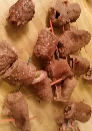A picture of Dad's Rouladen.
