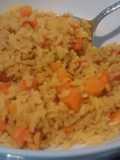 Arroz a la cúrcuma con vegetales