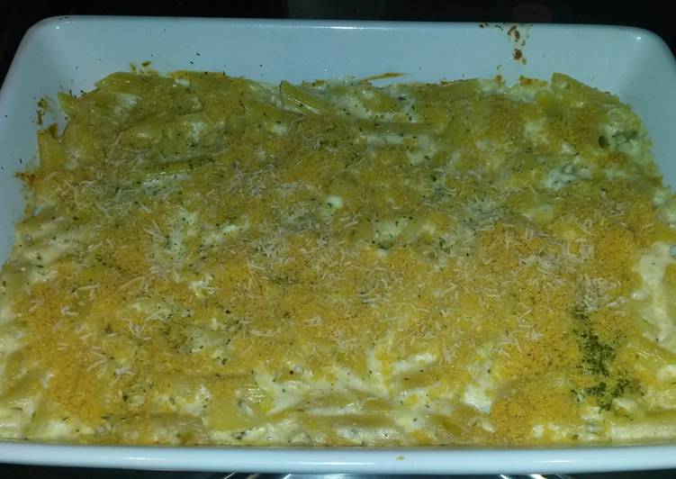 Steps to Make Perfect Robin&#39;s Baked Penne Alfredo