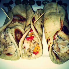 A picture of Homemade shawerma.