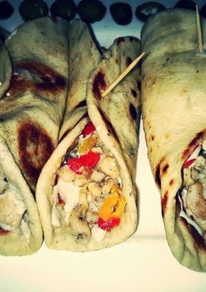 A picture of Homemade shawerma.
