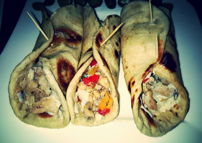 Homemade shawerma
