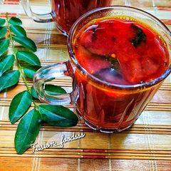 Beetroot rasam A picture of Beetroot rasam.