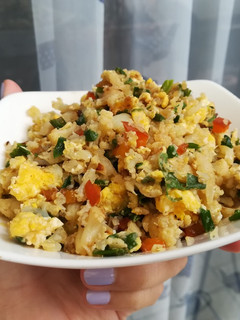 Una foto de Arroz de Coliflor/Método Grez/Cetogénica
