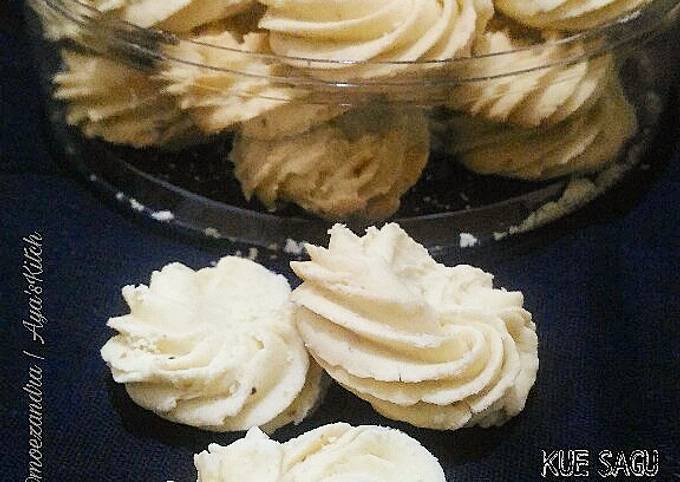 Yuk intip, Resep  memasak Kue sagu kacang hidangan Lebaran  nikmat