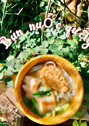 Hình của món Bún quậy theo kiểu mẹ.