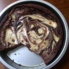 A picture of Sweet Creamcheese Brownies.