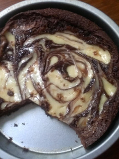 A picture of Sweet Creamcheese Brownies.