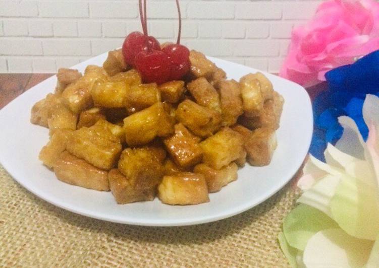 Resep 5. Roti Tawar Caramel Pop Corn Jadi, Bisa Manjain Lidah