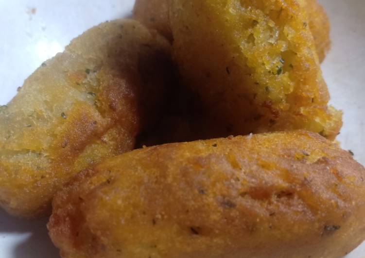 Cara Membuat Corndog dari tepung perkedel kentang Instant yang Gurih