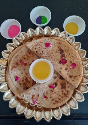 A picture of Puran poli.