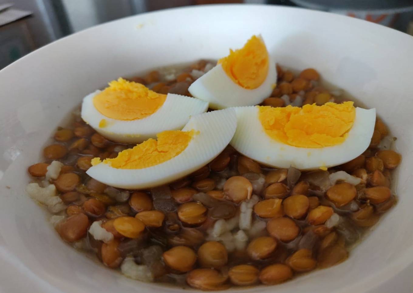 Chilean lentils in slow cooker