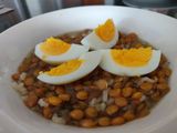 Chilean lentils in slow cooker