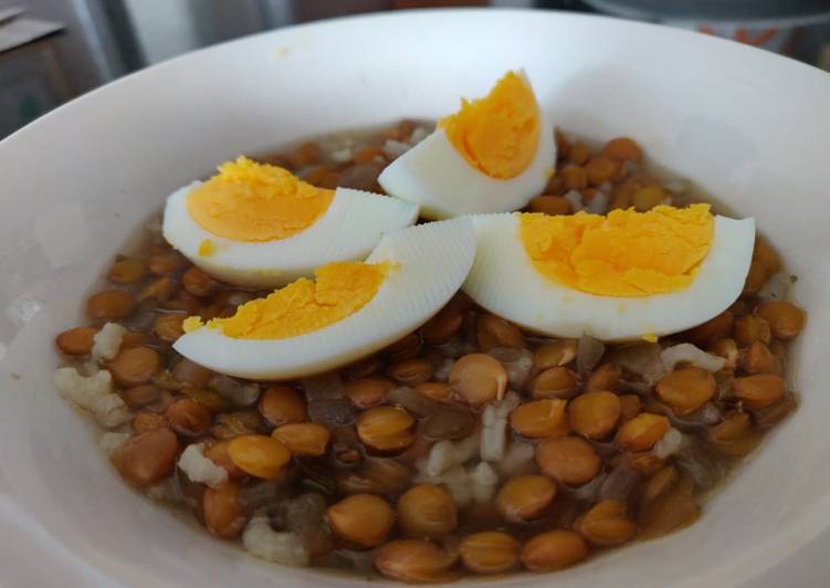 Recipe of Homemade Chilean lentils in slow cooker