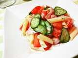 chilled tomato pasta