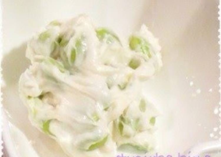 Easiest Way to Make Award-winning Easy Edamame with Cream Cheese Dressing