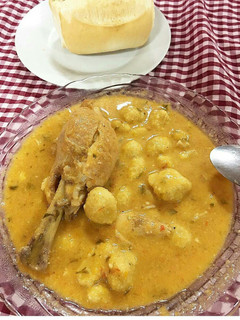 Una foto de Vori vori de gallina casera