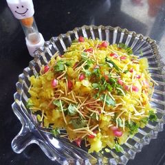 A picture of Bataka poha(morning booster).