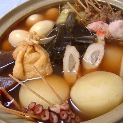 Oden hot pot soup base