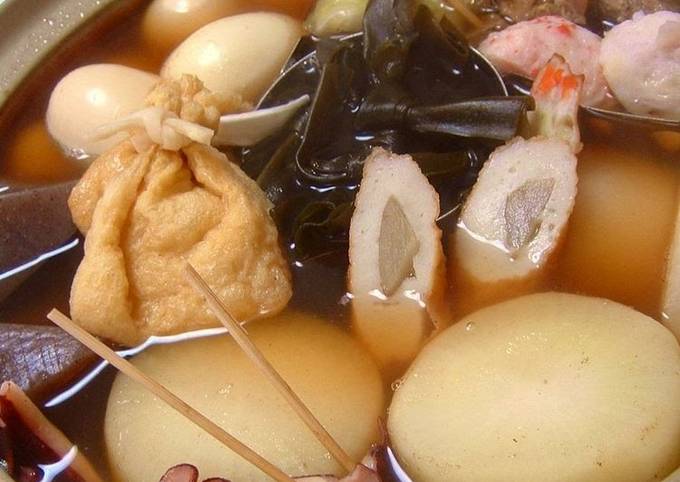 Simple Way to Make Homemade For Cold Winter Days ☆ Piping-hot Oden Hot Pot ♪