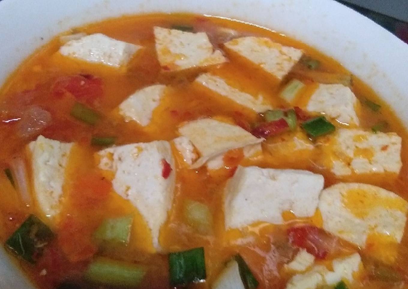Sup tahu putih/sundubu jjigae