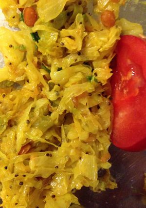 A picture of Cabbage and Peas Sabji (Waverley Kitchens).